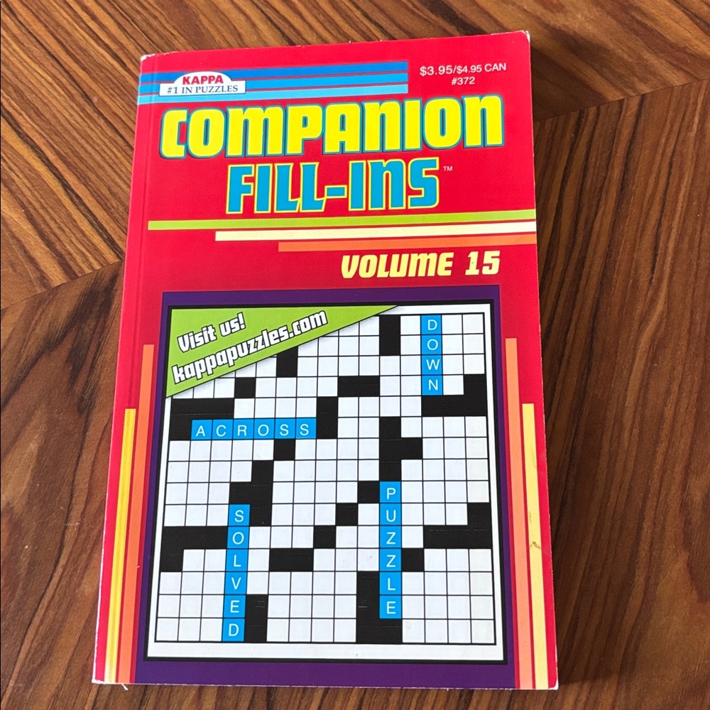 👛 (ANY 2/$15) Bundle of KAPPA Companion Fill-Ins 371 Puzzles - Picture 3 of 7